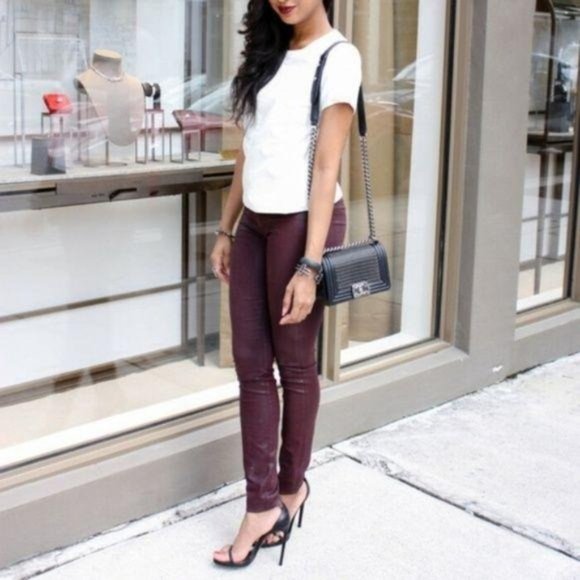 Articles Of Society Denim - Articles of Society Mya Coated Skinny Jeans